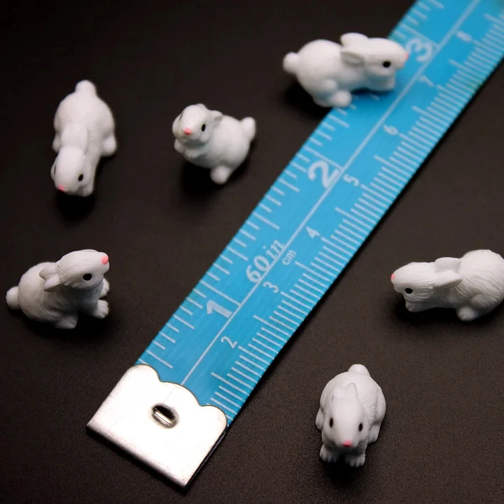Nookly Mini Resin Rabbit Figurines Home Craft Décor