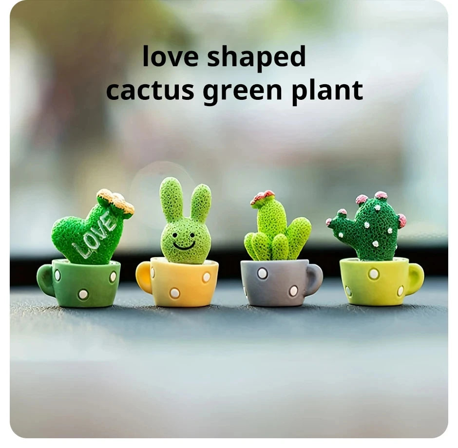 Nookly Mini Faux Succulent Kawaii Tabletop Décor Set